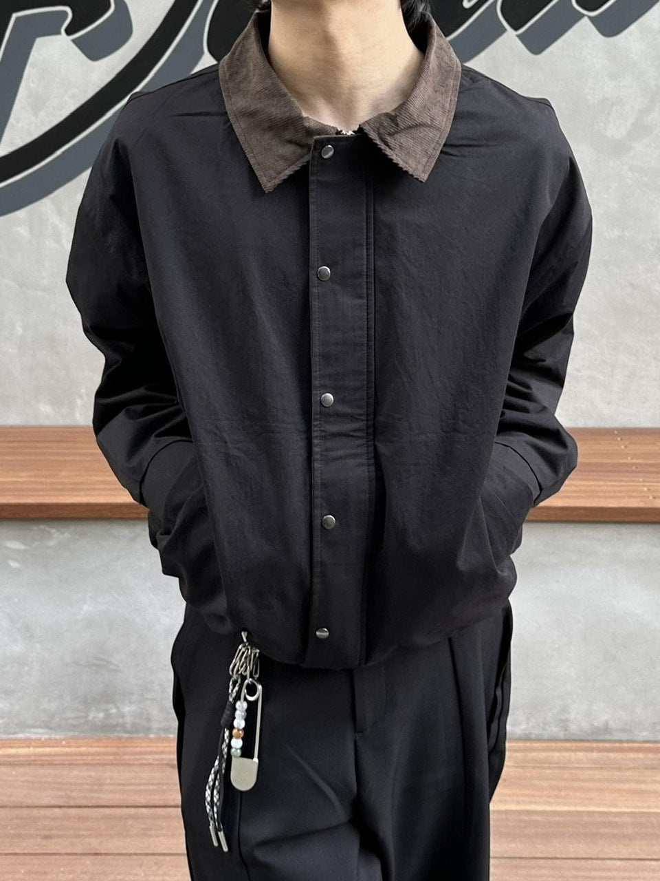 受注制【youll】corduroy color short jacket