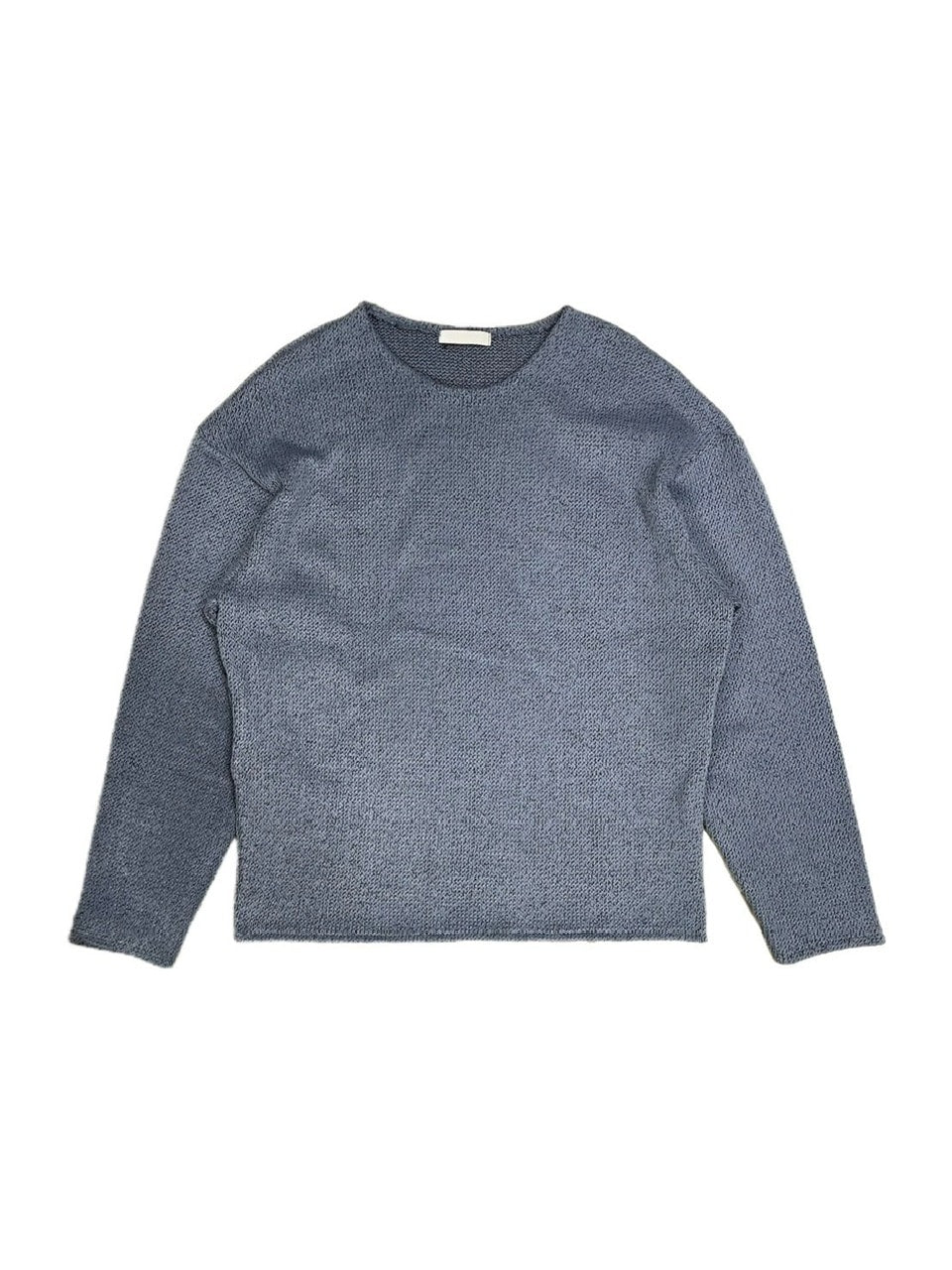 受注制【Chikashitsu +】loose fit round knit (4color)