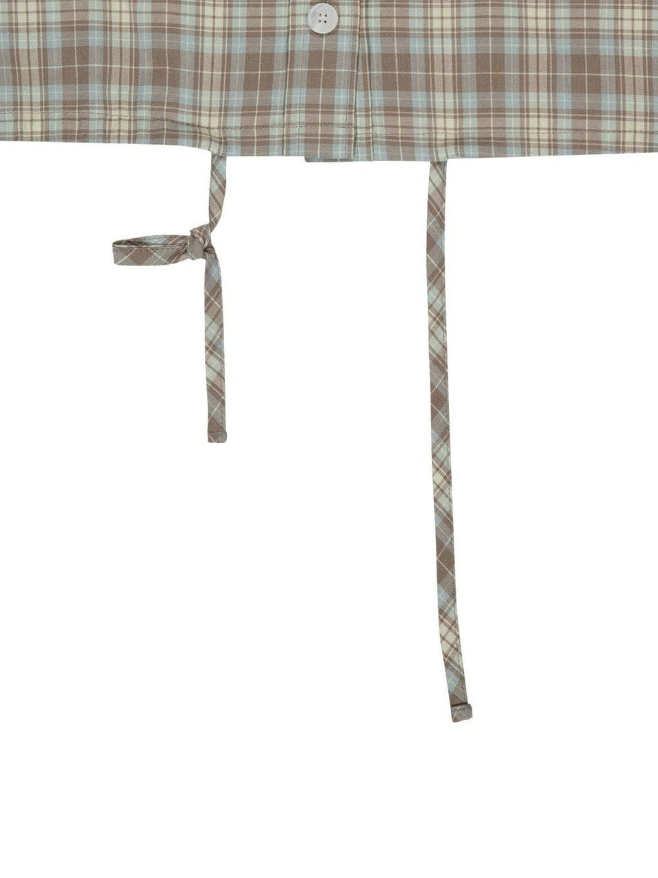 【TUOMIO】STRAPPY CHECK SHIRT