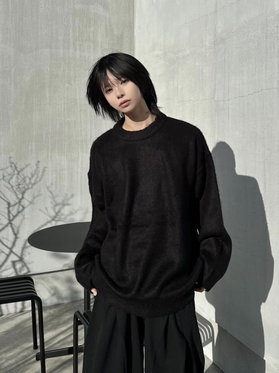 受注制【LUV CODE】oversized mohair knit (3color)