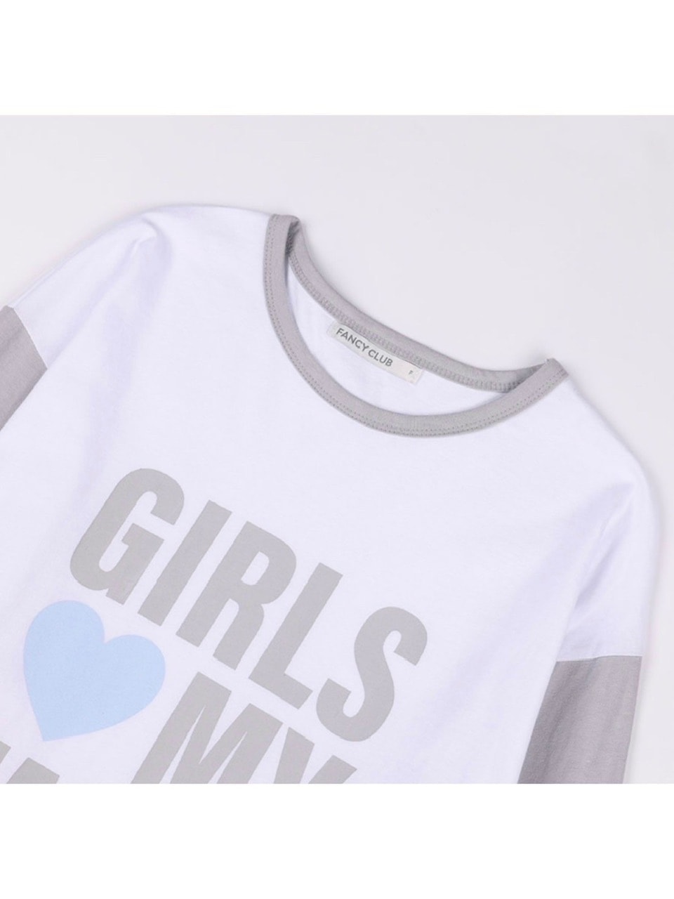 【FANCY CLUB】GIRLS MY FANCY LONG SLEEVE / 【ファンシークラブ】ロゴプリント長袖Tシャツ