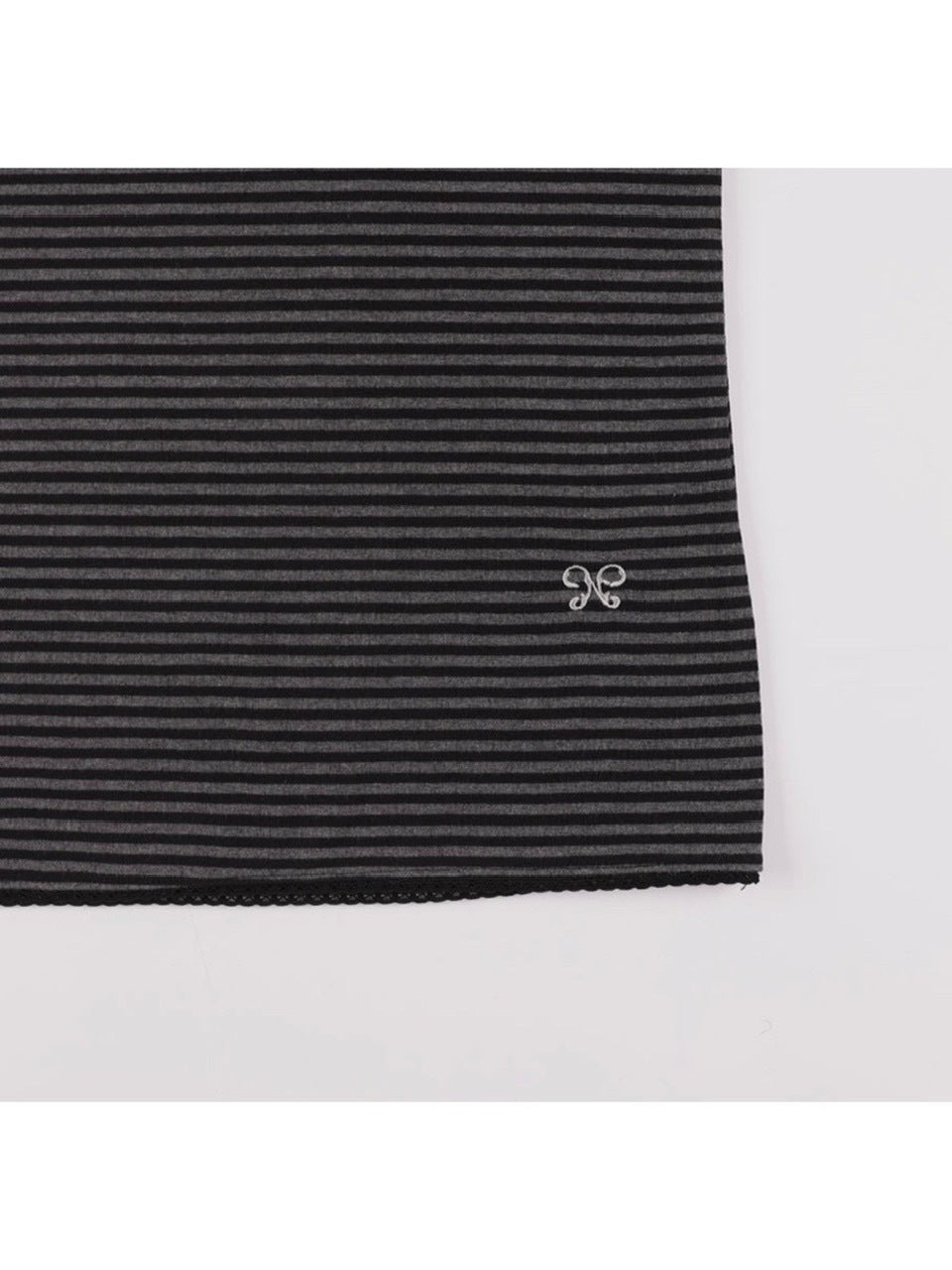 【FANCY CLUB】LACE STRIPE BASIC SLEEVELESS