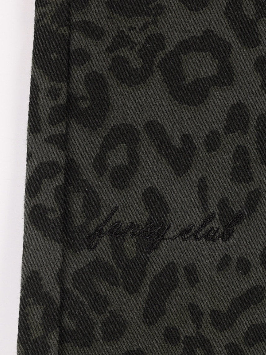 【FANCY CLUB】LEOPARD BOOTCUT PANTS