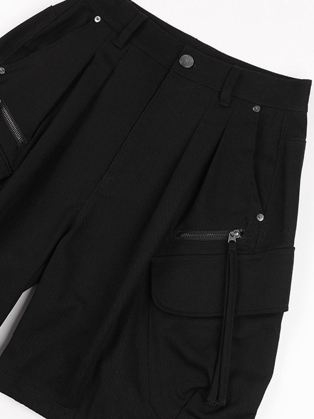 【FANCY CLUB】CARGO LETTERING BERMUDA PANTS