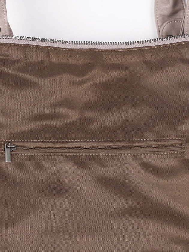 【FANCY CLUB】BELTED WASHING LEATHER BAG / 【ファンシークラブ】ベルトウォッシングレザーショルダーバッグ
