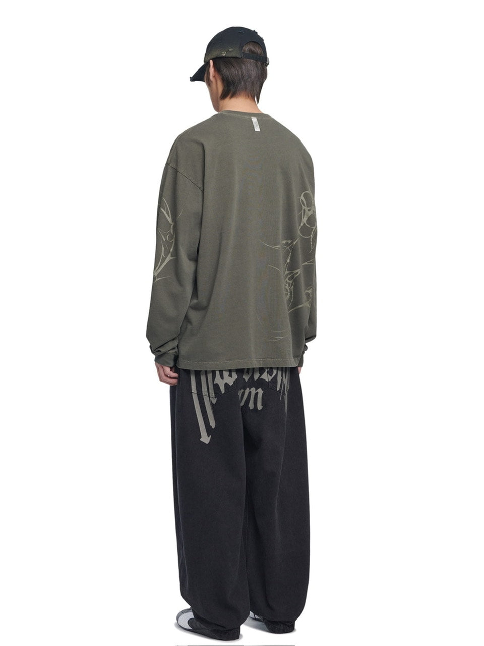 【NOMANUAL】M.P GRAPHIC LONG SLEEVE TEE / 【ノーマニュアル】グラフィックプリント長袖Tシャツ