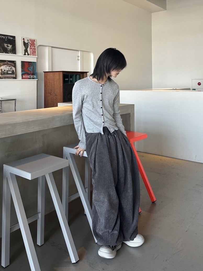受注制【LUV CODE】pin tuck balloon pants (2color)