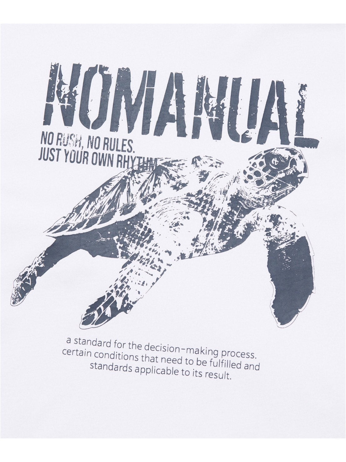 【NOMANUAL】TURTLE T-SHIRT