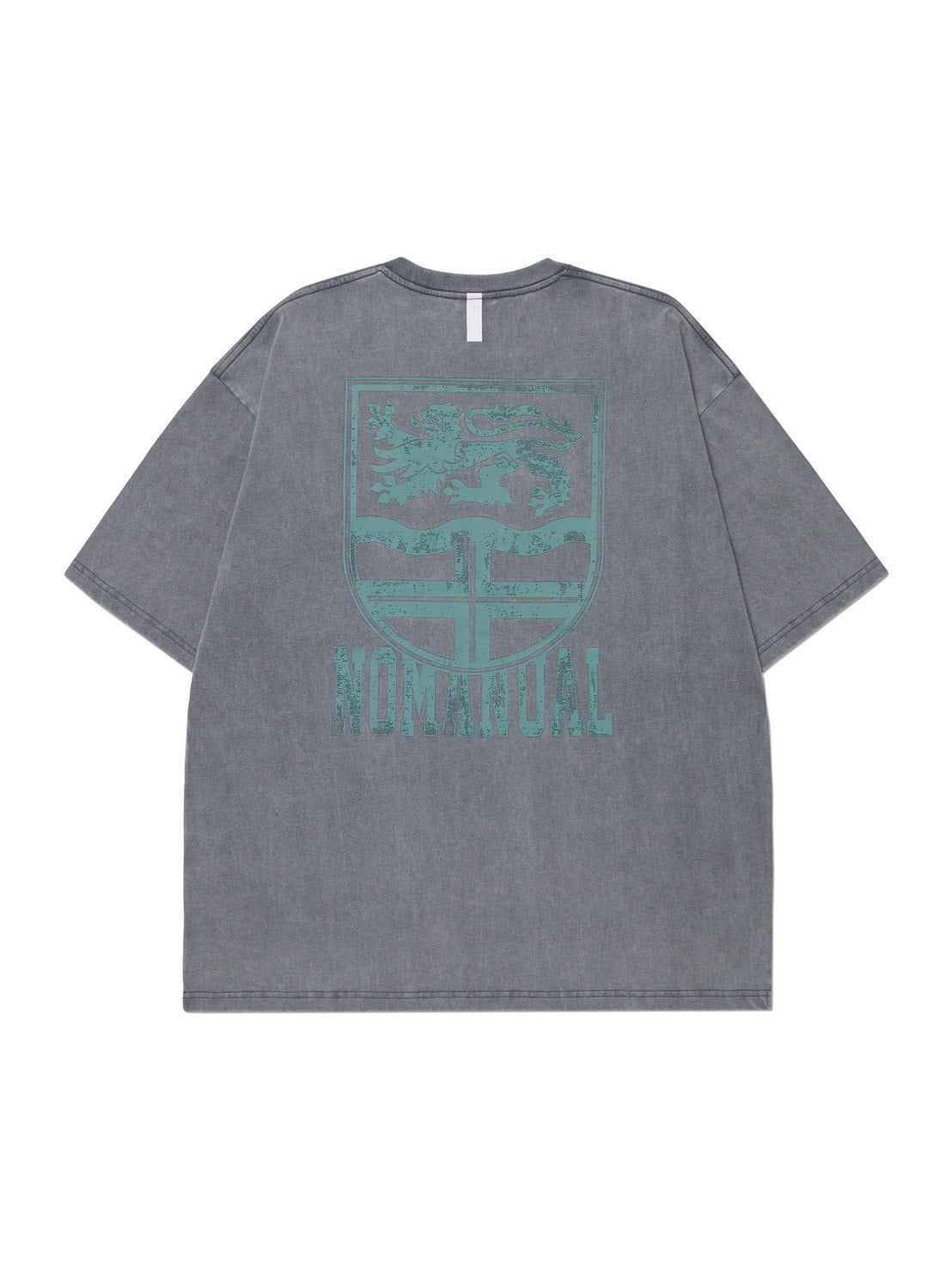【NOMANUAL】EMBLEM WASHED T-SHIRT
