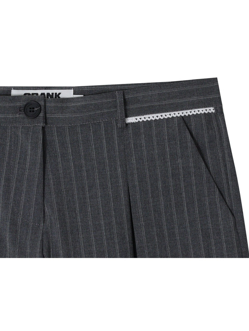 【CRANK】LACE PLEATS MICRO PANTS
