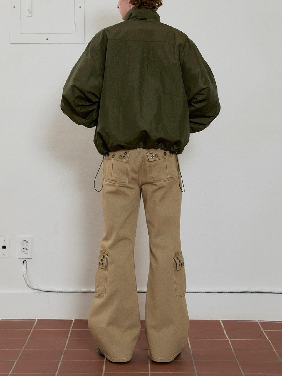 【ESC STUDIO】eyelet wind breaker jacket