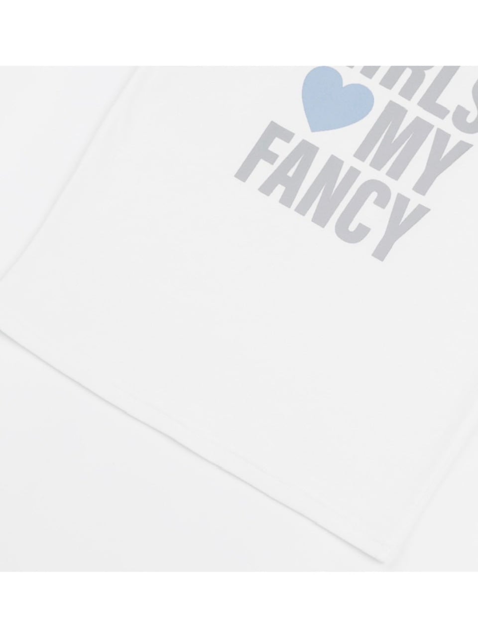 【FANCY CLUB】GIRLS MY FANCY TEE / 【ファンシークラブ】ラグランロゴ半袖Tシャツ