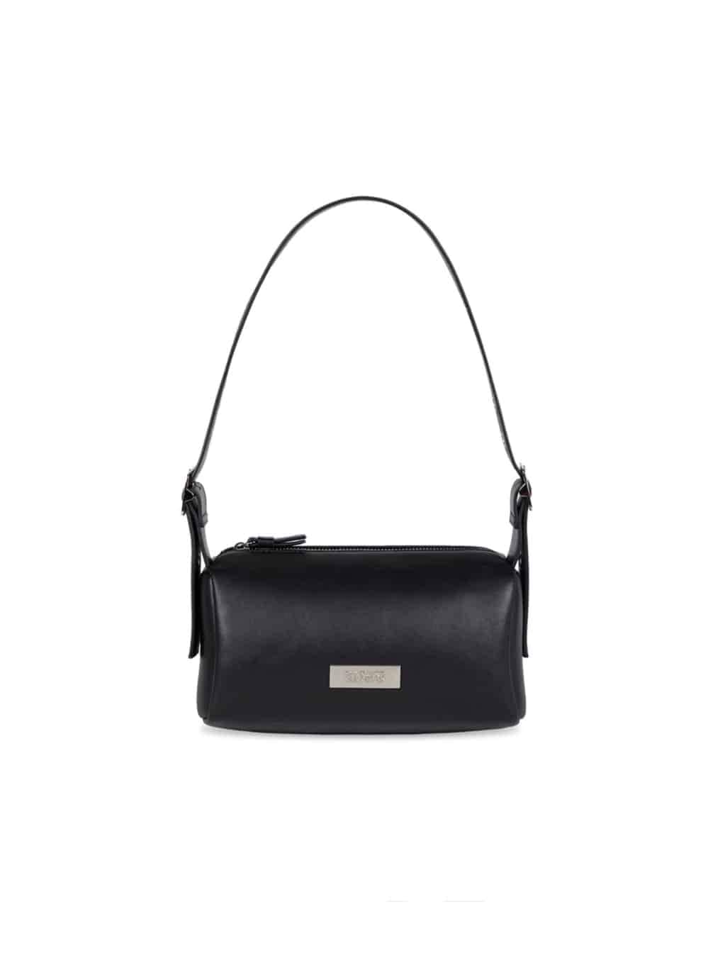 【ROCK CAKE】Square Leather Belt Shoulder Bag