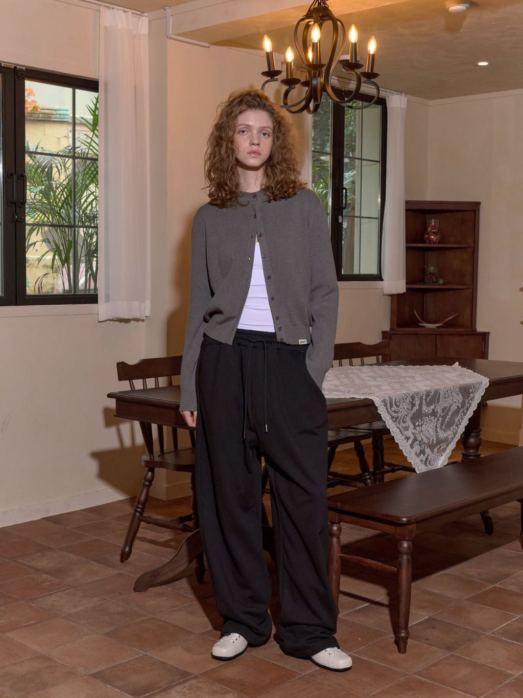 【ROCK CAKE】96 Applique 2way Jogger