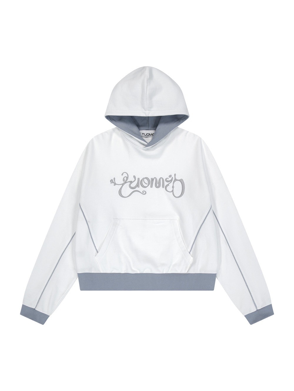 【TUOMIO】GRAPHIC BLOCK HOODIE