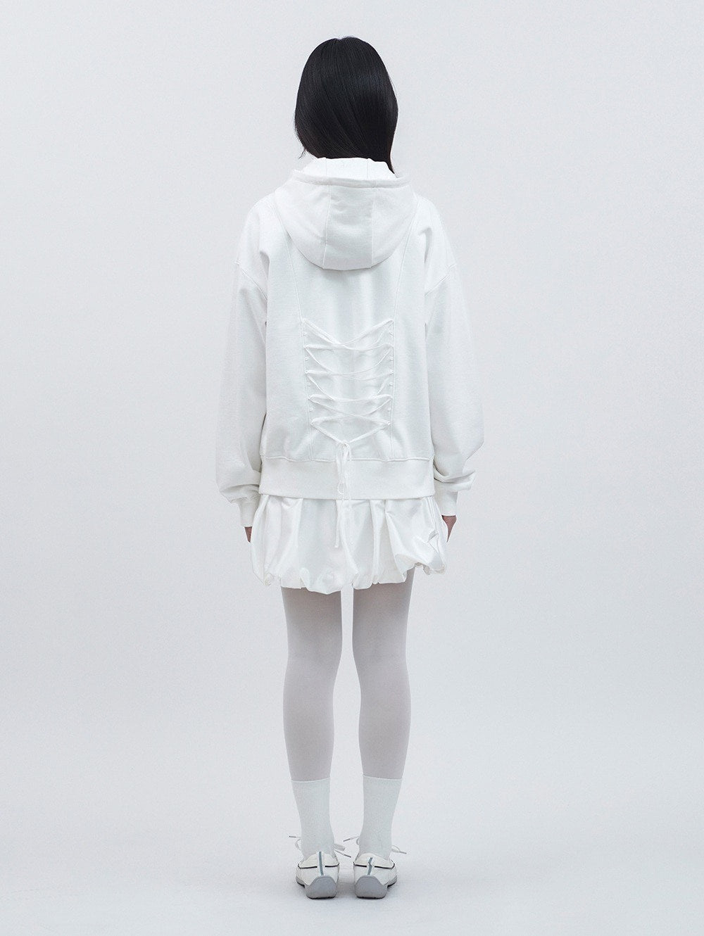 【TUOMIO】SATIN BALLOON SKIRT