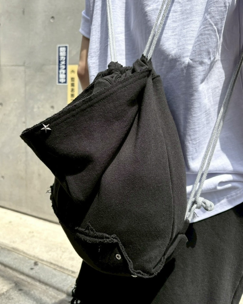 受注制【nmtc +】sweat hood knapsack (2color) / 【エヌエムティーシープラス】スウェットフードナップサック