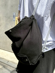 受注制【nmtc +】sweat hood knapsack (2color) / 【エヌエムティーシープラス】スウェットフードナップサック