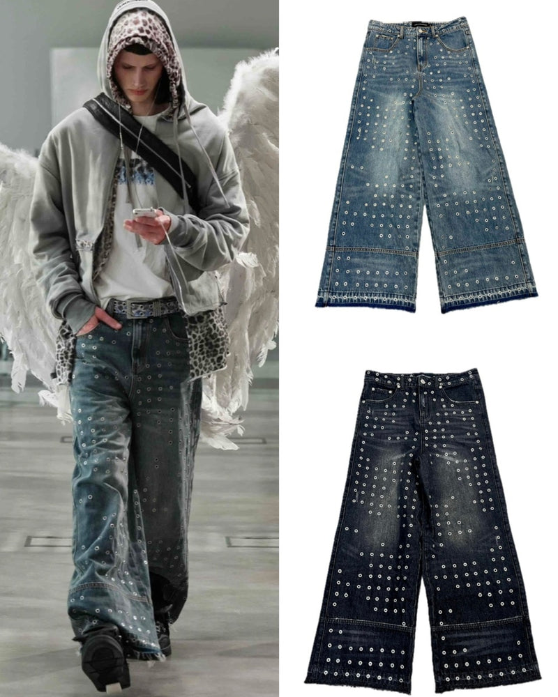 【RACER WORLDWIDE】Eyelet Jeans