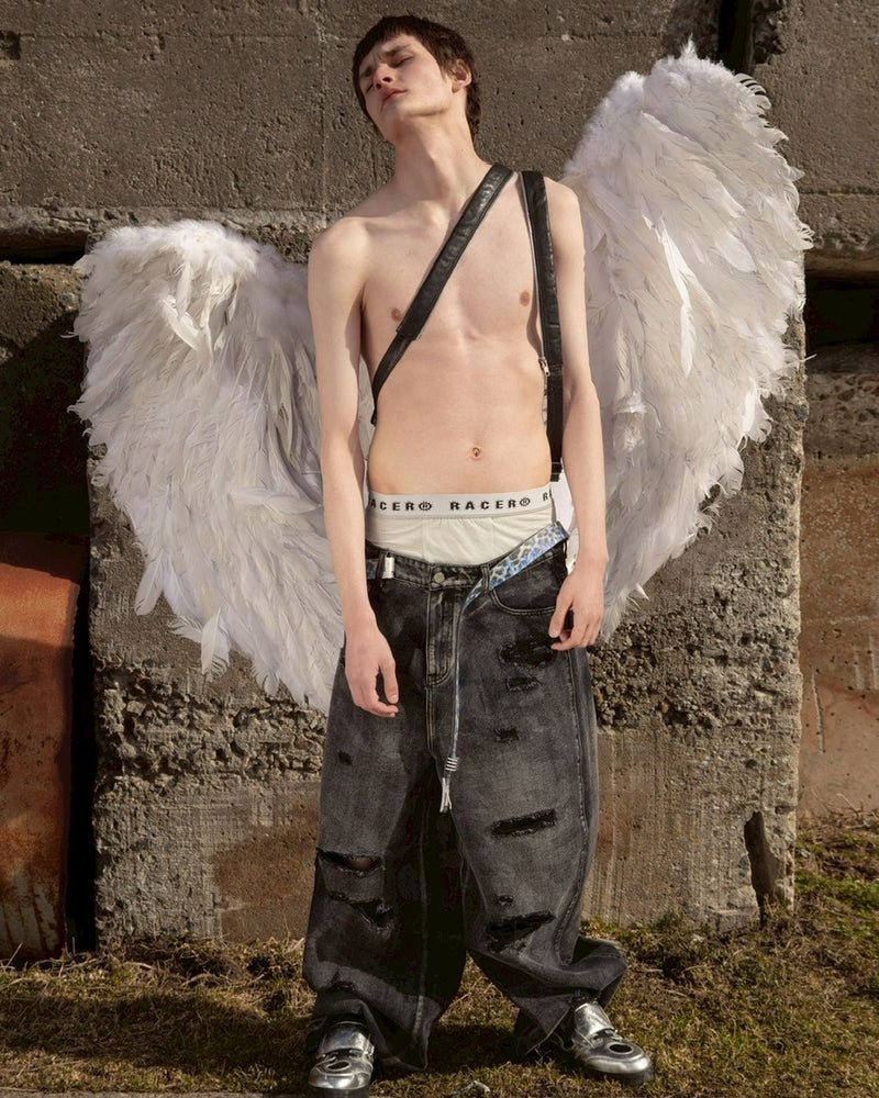 【RACER WORLDWIDE】Laser Camo Jeans