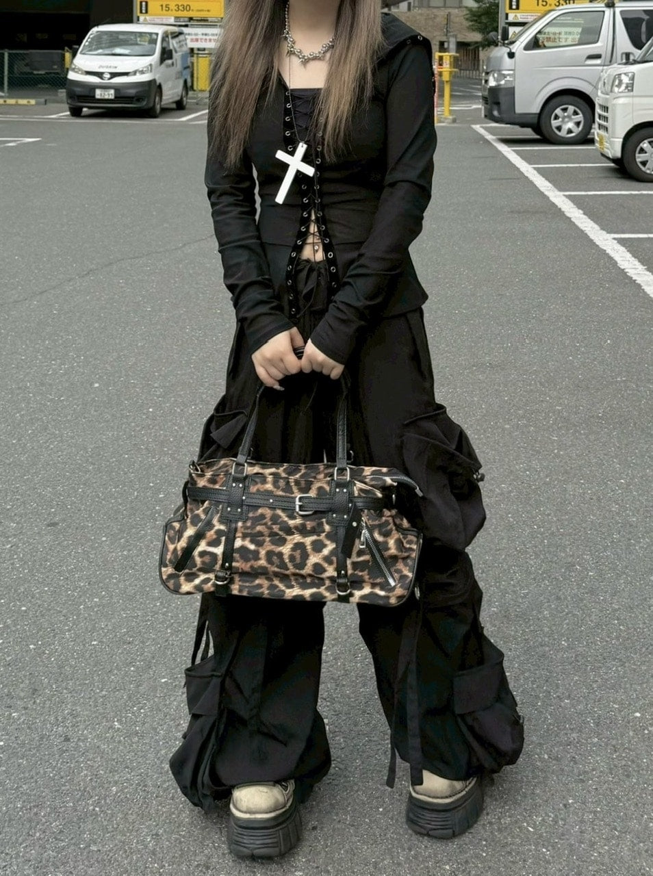 受注制【Never mind the XU】belt shoulder bag (2color)