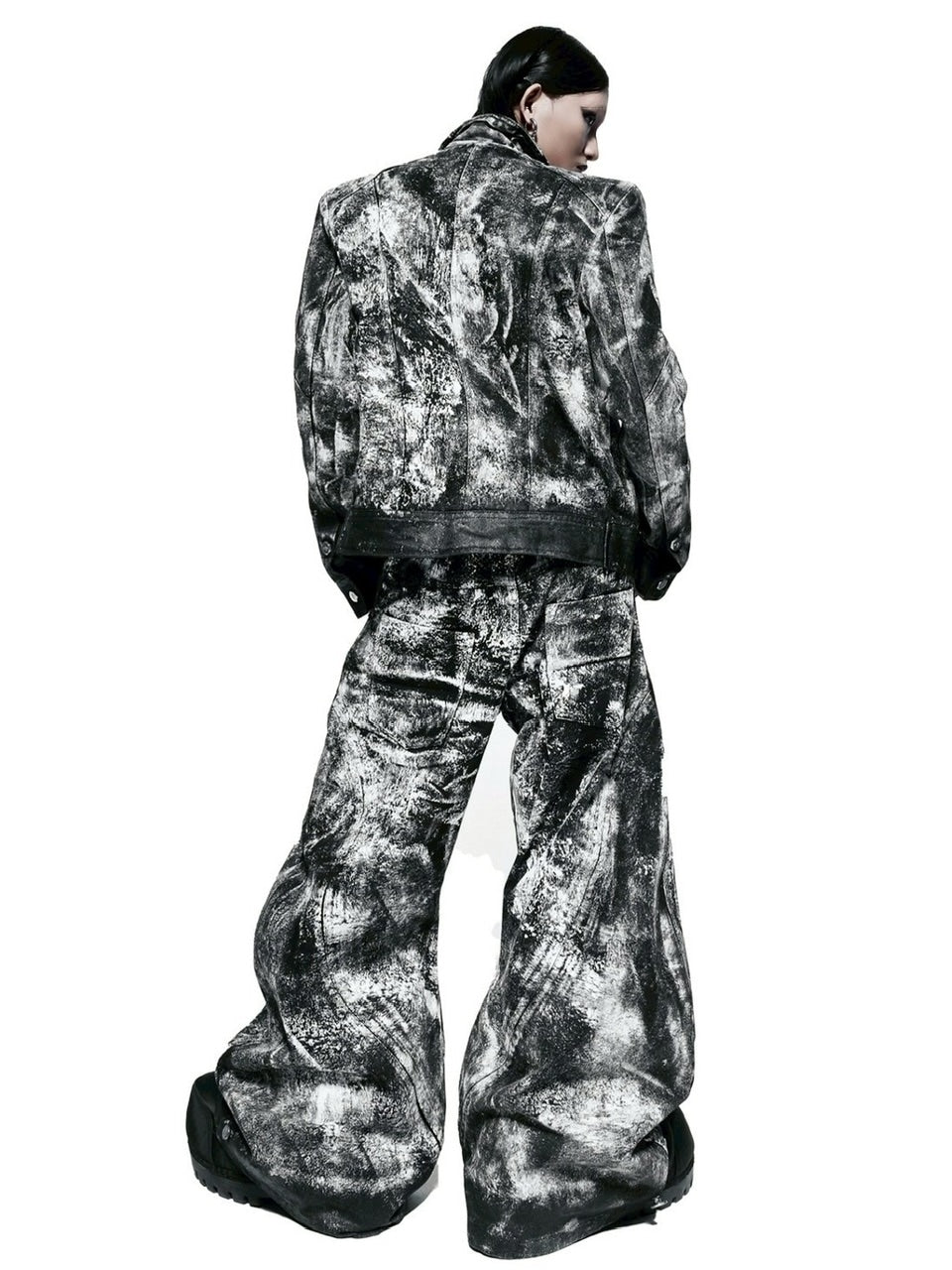 RICH】Smoke Waxed S-Wide Pants – PRESSING WEB SHOP