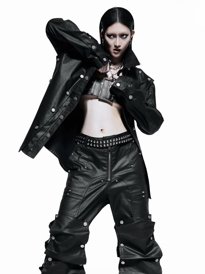 【RICH】Multi Button Denim Jacket