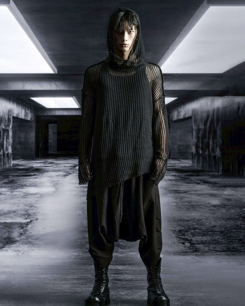 1/2 20:00再販【RICH】Mesh Hoodie / 【リッチ】メッシュフードトップス