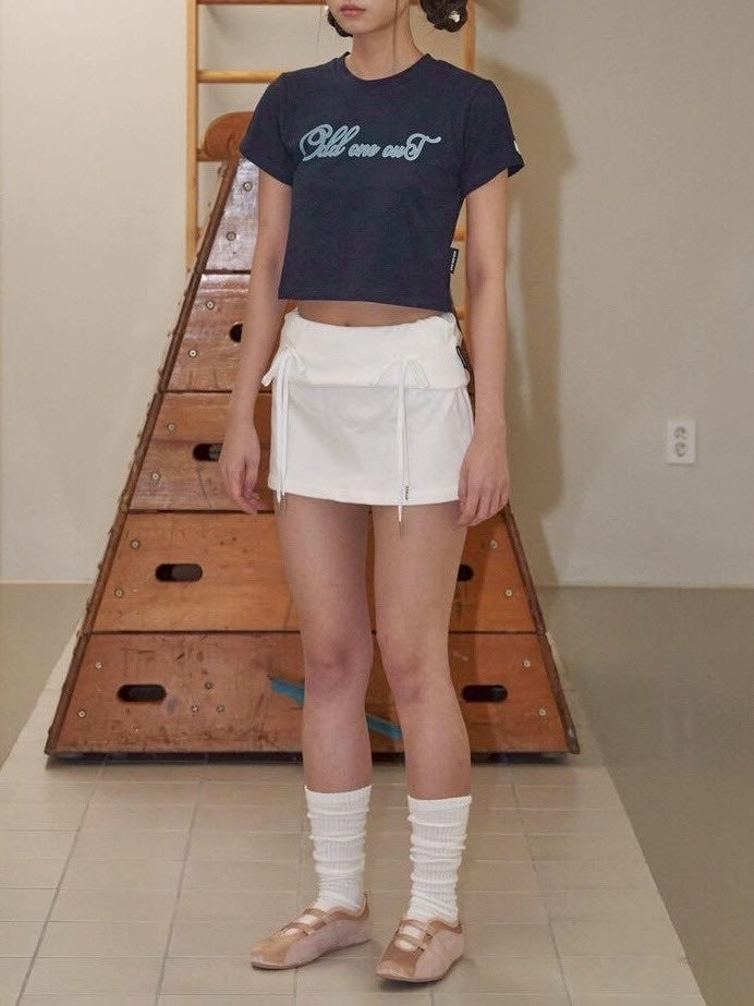 【ODDONEOUT】TWO TONE LOGO T-SHIRTS