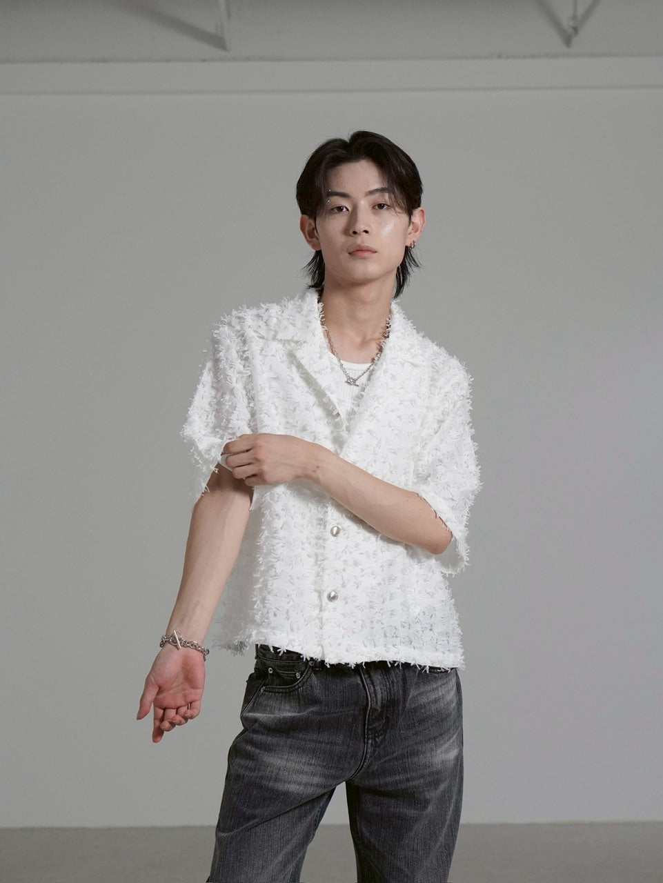 受注制【Chikashitsu +】anchor chain necklace / 【チカシツプラス】アンカーチェーンネックレスシルバーネックレス