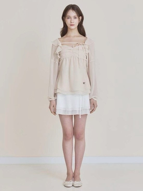 【NOTYOURROSE】Fairy chiffon bolero