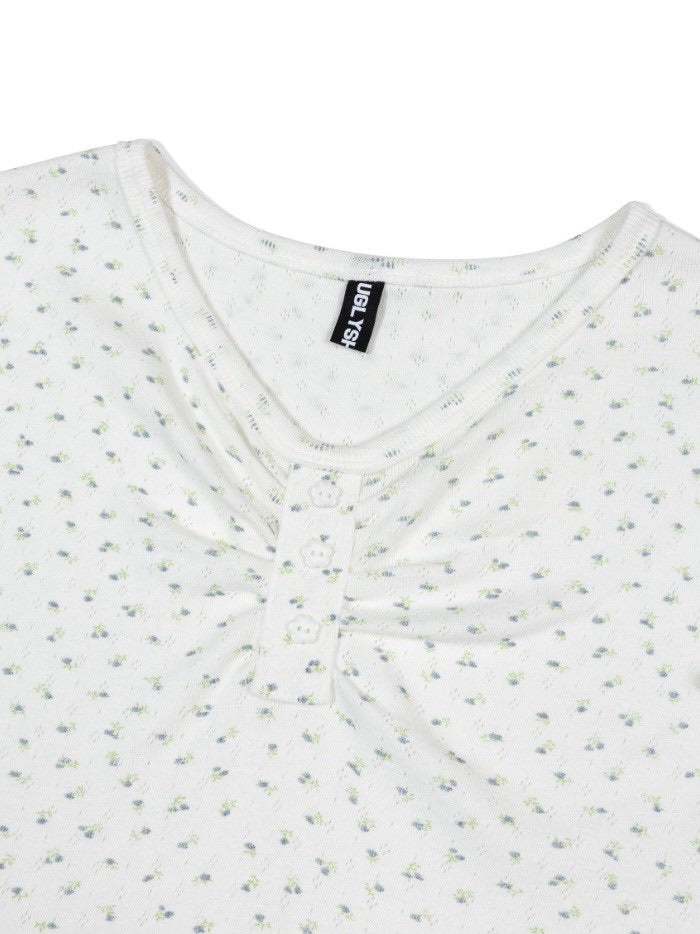 【Uglyshadow】FLOWER LACE SLEEVELESS