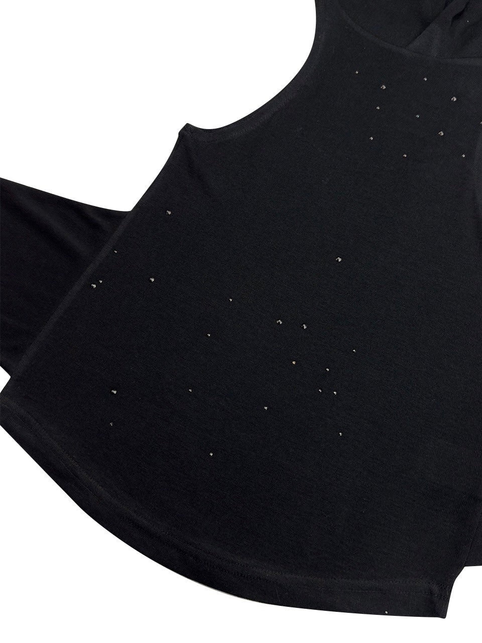 【HOLY NUMBER 7】GIRL'S HIP HOP CUBIC HOODIE SLEEVELESS