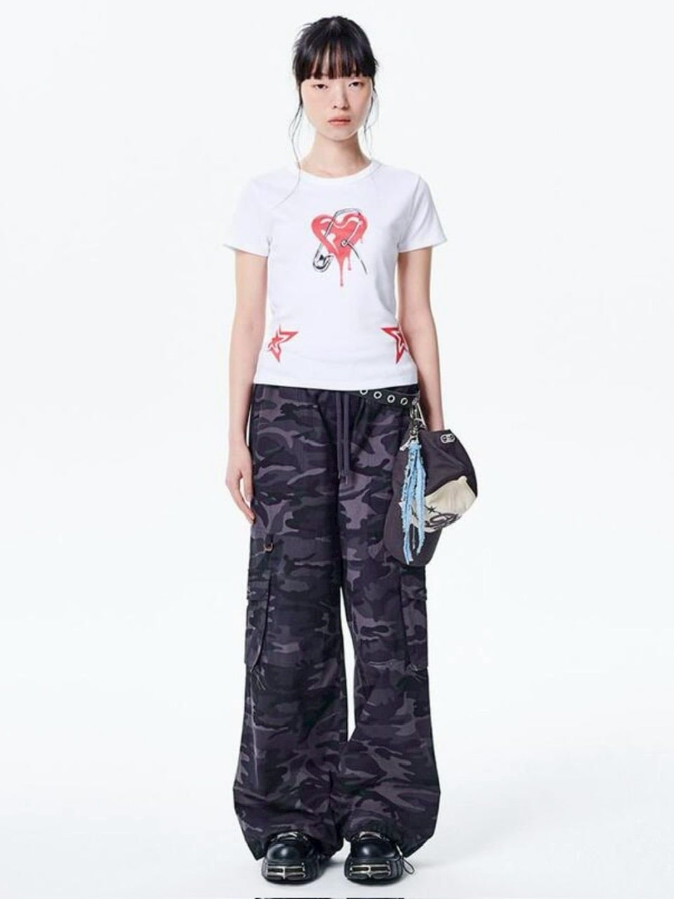 【runningHIGH】MELTING HEART H/S TEE