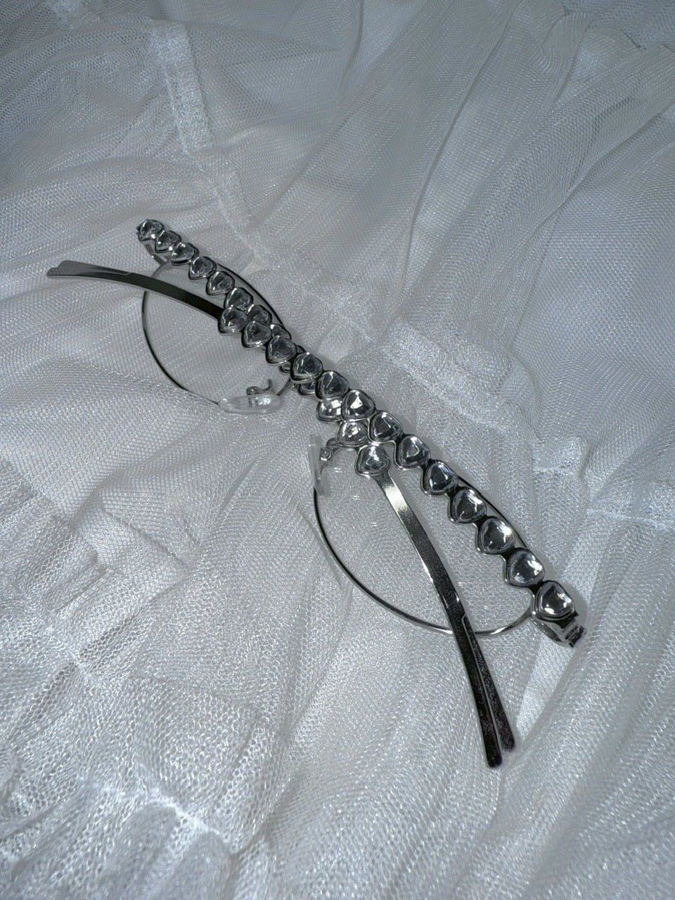 受注制【nmtc +】heart cubic eyeglasses / 【エヌエムティーシープラス】ハートキュービックアイグラスメガネ