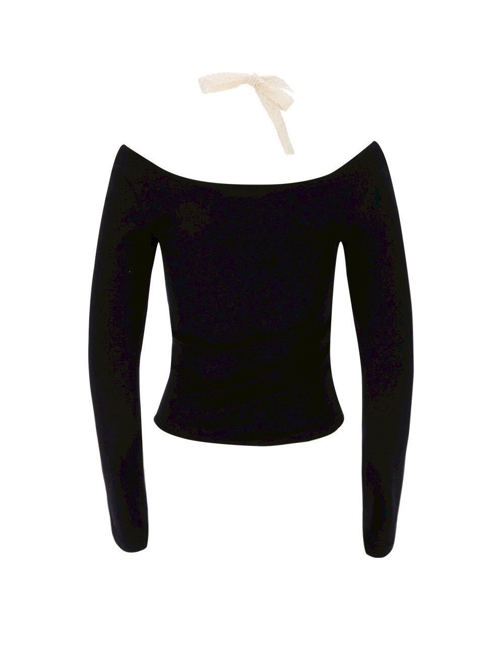 【SETSETSET】LACE HALTERNECK TEE