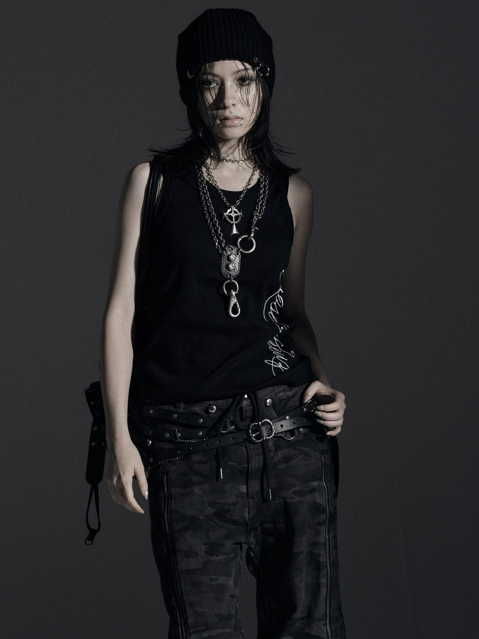 【Rosen Kreuz】ASHES HALO TANK TOP