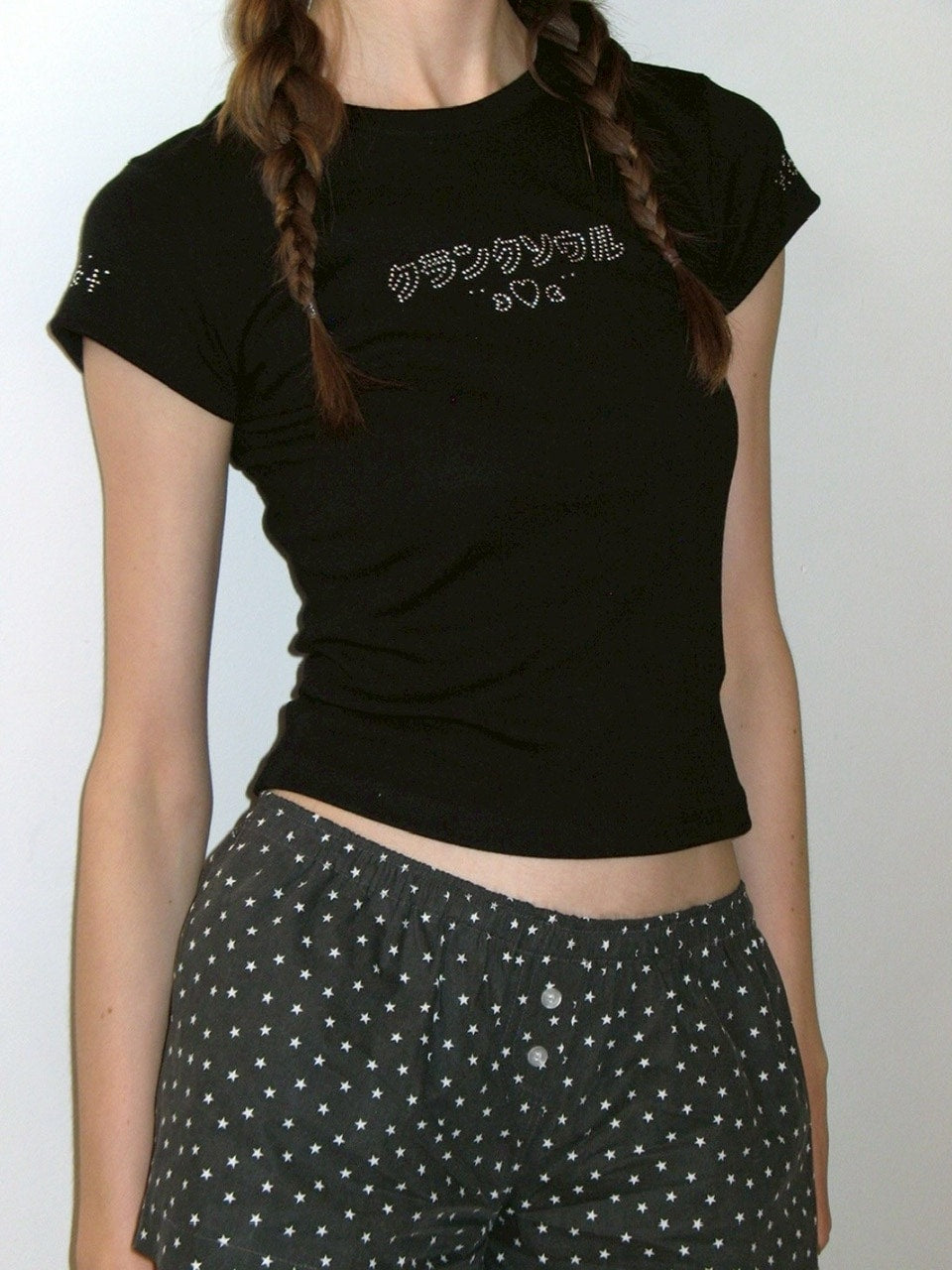 【CRANK】LETTERING HOTFIX TOP