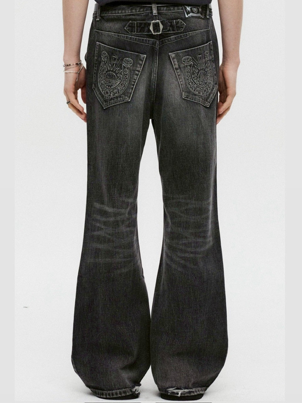 【DNSR】Western Flare Denim Pants