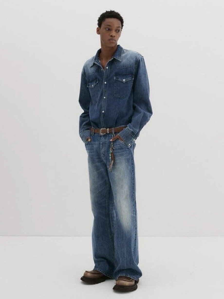 【DNSR】Western Flare Denim Pants