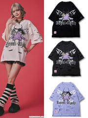 【GALFY×KUROMI】イルガルフィーボロボロ半袖TEE