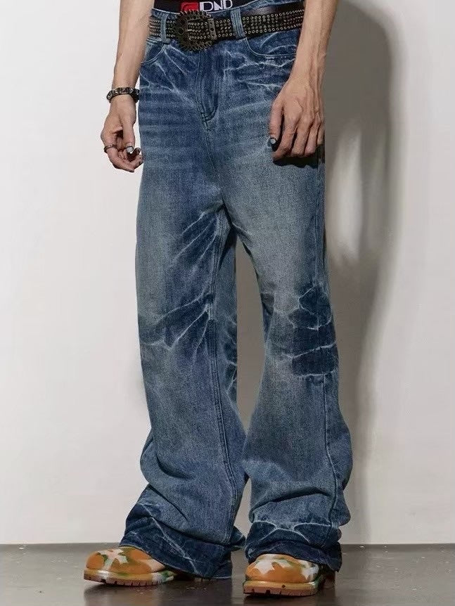 【DND4DES】MUSTACHE WASHED FLARED JEANS