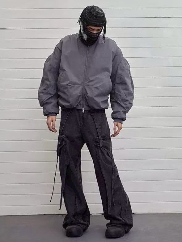 【DND4DES】MULTI-LAYERED DECONSTRUCTED CARGO JEANS