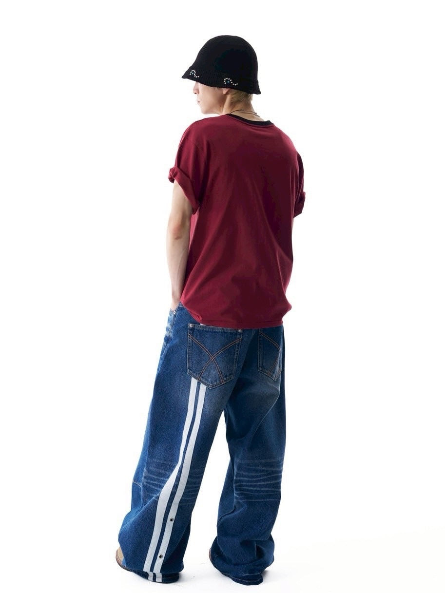 【AAKAM】ROCKSTAR Boucle Half Top