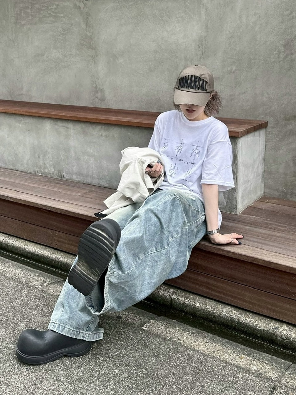 受注制【youll】vintage balloon denim pants