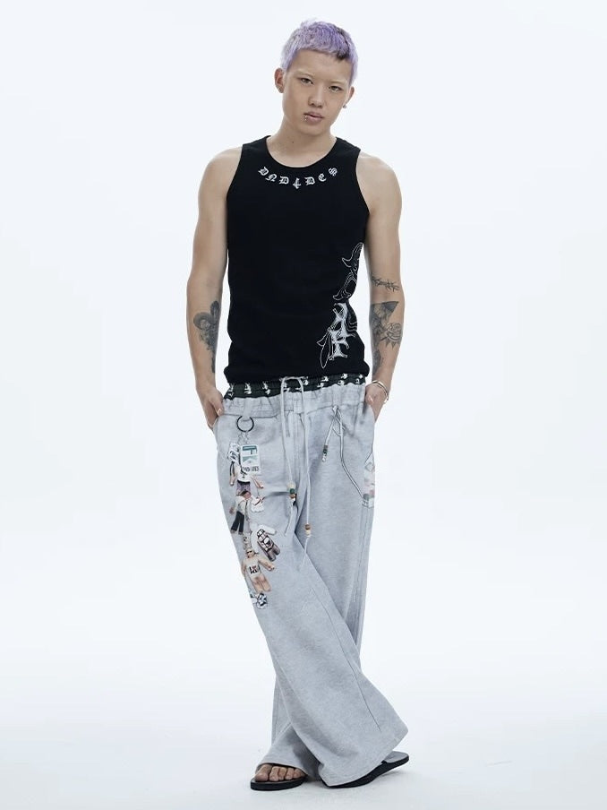 【DND4DES】BIKINI PRINTED SWEAT PANTS