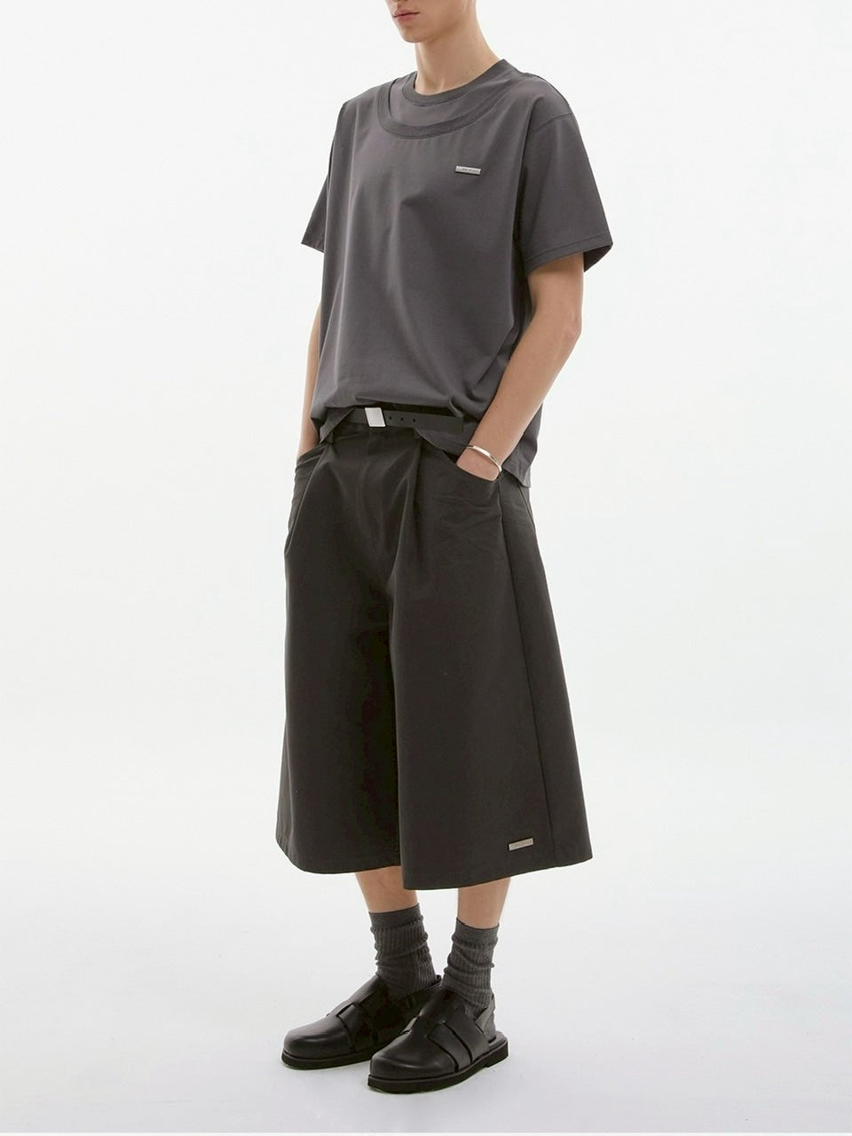 【ESC STUDIO】B.B.B pants/ 【イーエスシーステュディオ】B.B.Bショートパンツ