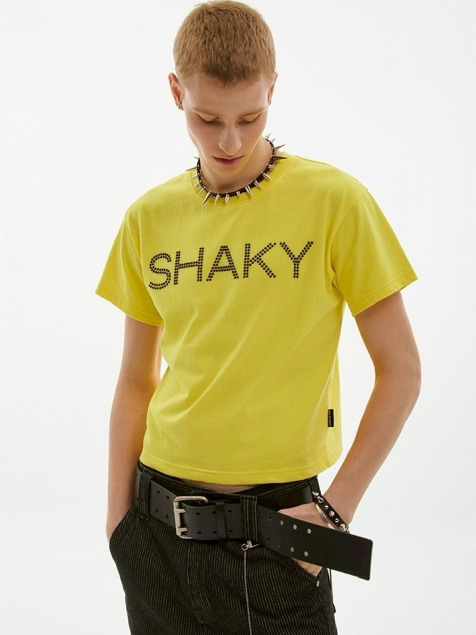 【ESC STUDIO】bulky leather belt/ 【イーエスシーステュディオ】バルキーレザーベルト