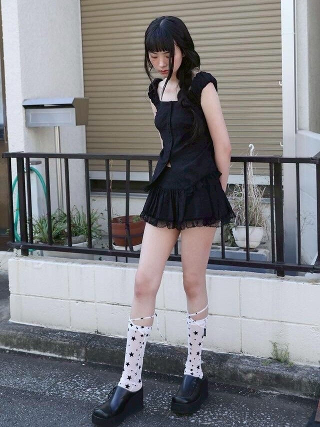 【Uglyshadow】CHECK SHIRRING BLOUSE / 【アグリーシャドウ】チェックシャーリングノースリーブブラウス