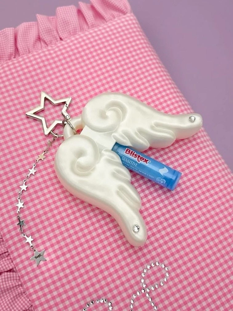 【EVERYTHINGS】CUPID'S WINGS / 【エブリシングス】キューピッドウィングリップケースキーリング